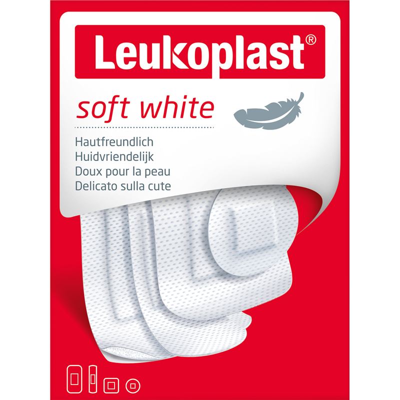 LEUKOPLAST soft white 4 Grössen 30 Stk