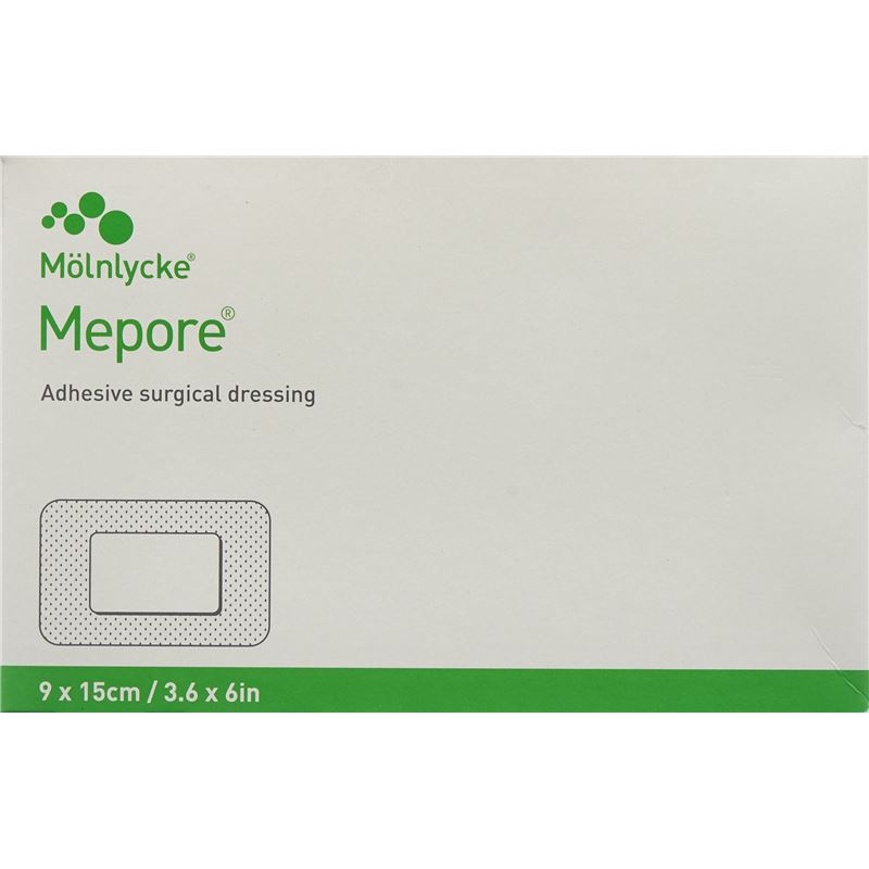 MEPORE Wundverb 15x9cm Wundki 10x5cm 5 Stk