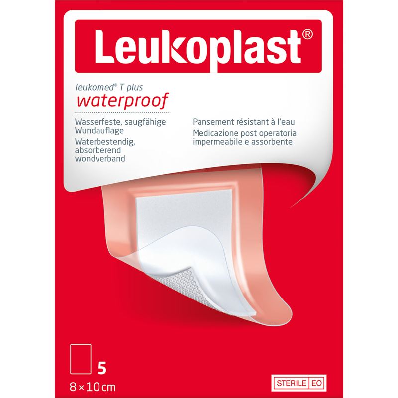 LEUKOPLAST Leukomed T+ 8x10cm steril 5 Stk