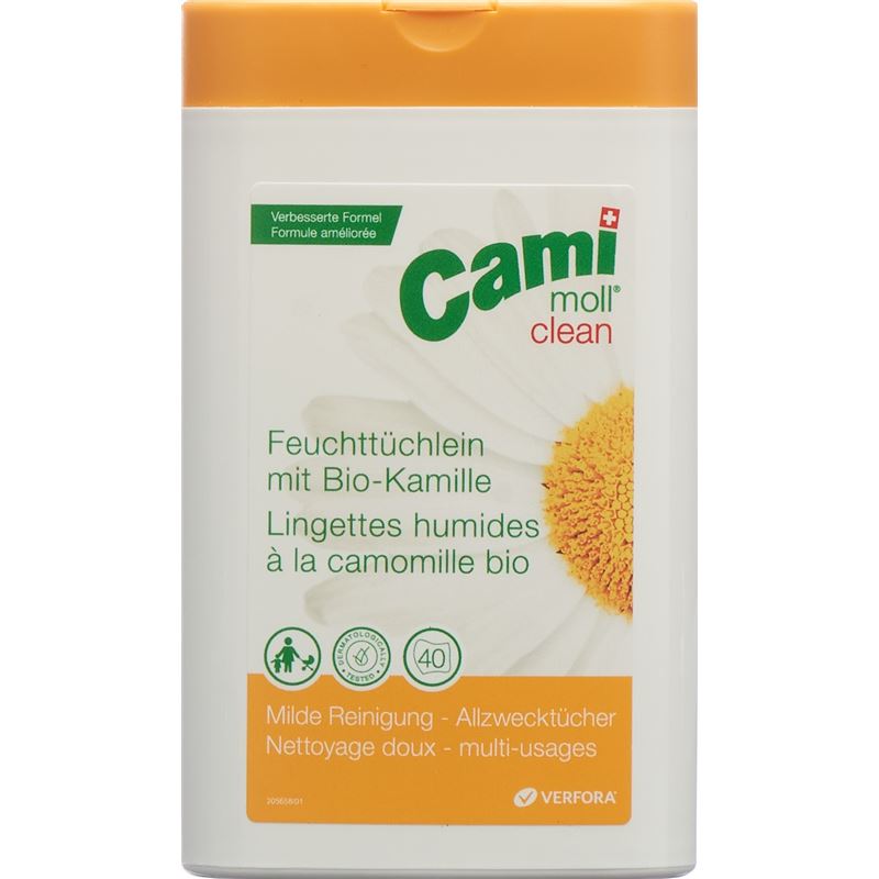 CAMI MOLL clean Feuchttücher NF Box 40 Stk