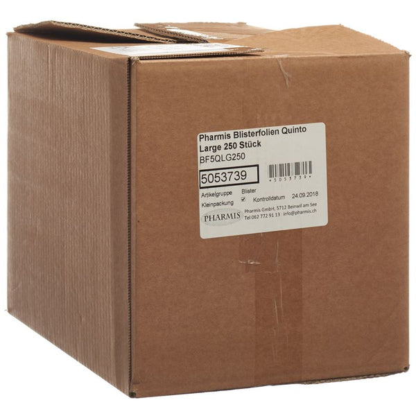 PHARMIS Blisterfolien Quinto Large 250 Stk