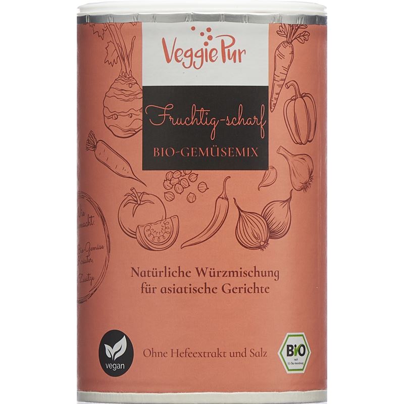 VEGGIEPUR Gemüse-Mix FRUCHTIG-SCHARF 130 g