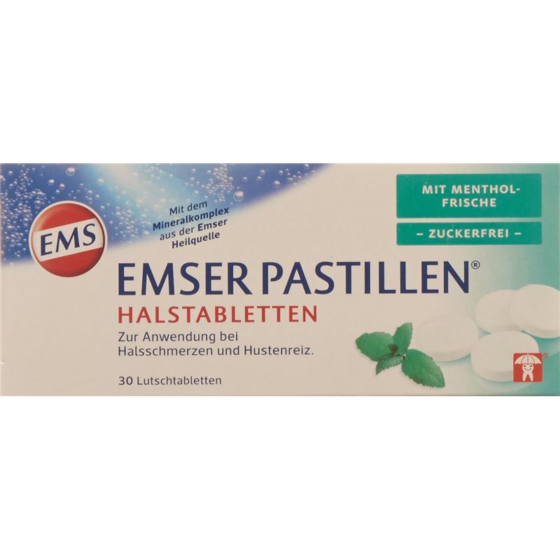 EMSER Pastillen zuckerfrei Mentholfrische 30 Stk