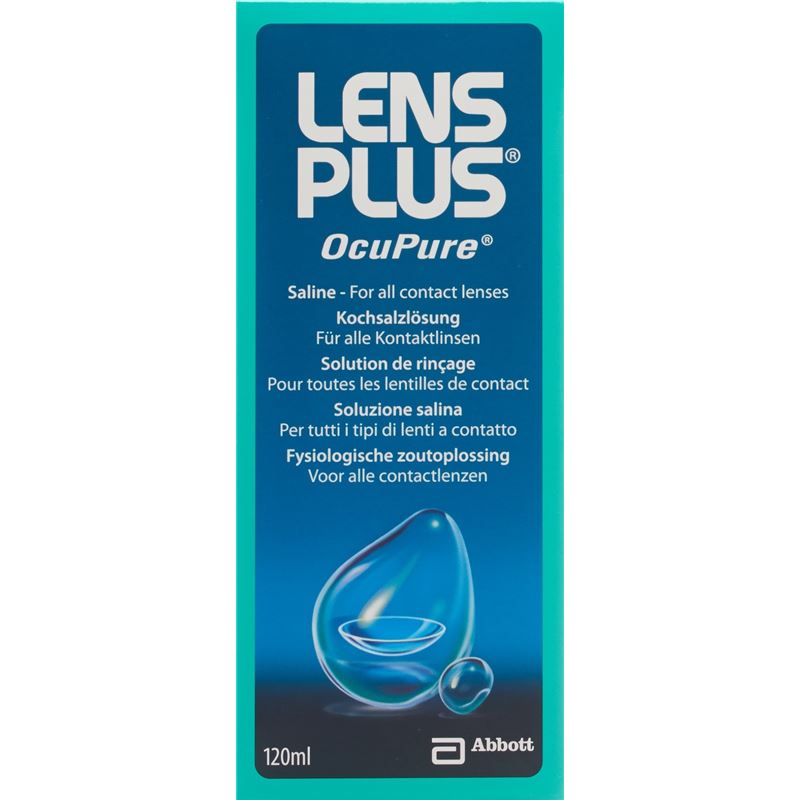LENS PLUS OcuPure Kochsalzlösung Fl 120 ml