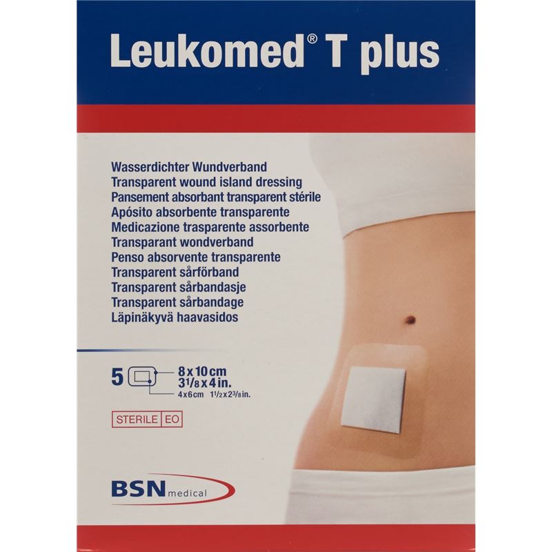 LEUKOMED T plus trans Verb 8x10cm 5 Stk