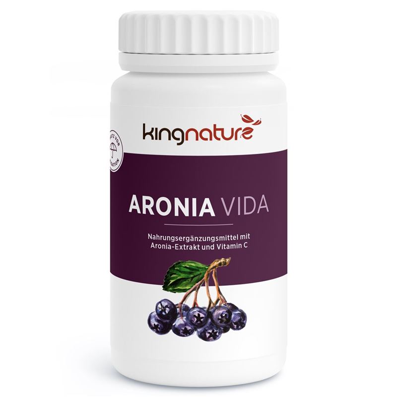 KINGNATURE Aronia Vida Extrakt Kaps 500 mg 100 Stk