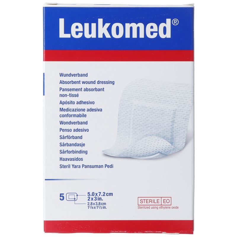 LEUKOMED Wundverband 7.2x5cm 5 Stk
