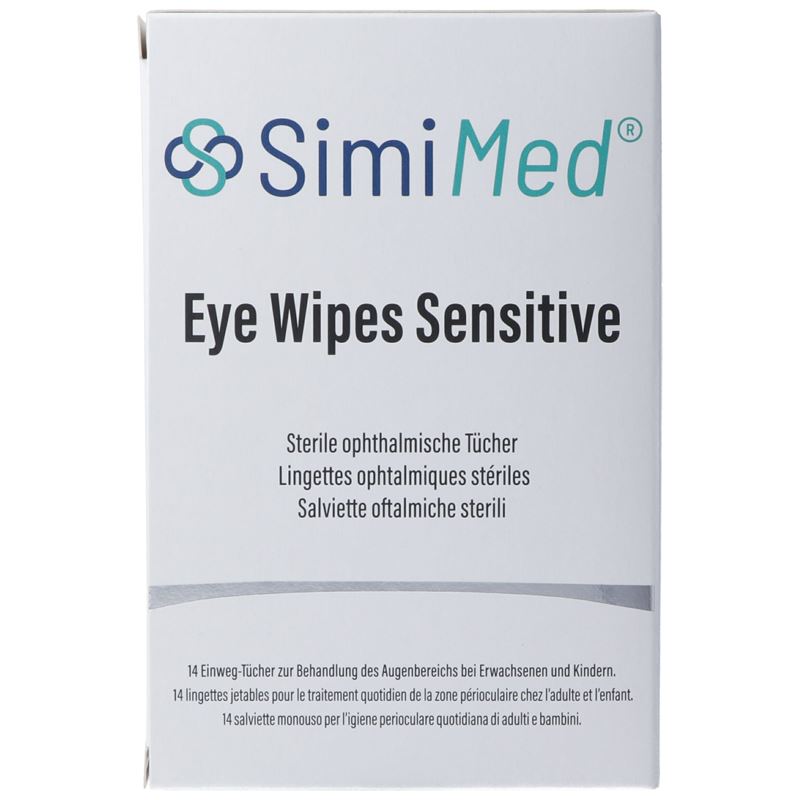 SIMIMED Eye Wipes Sensitive Btl 14 Stk
