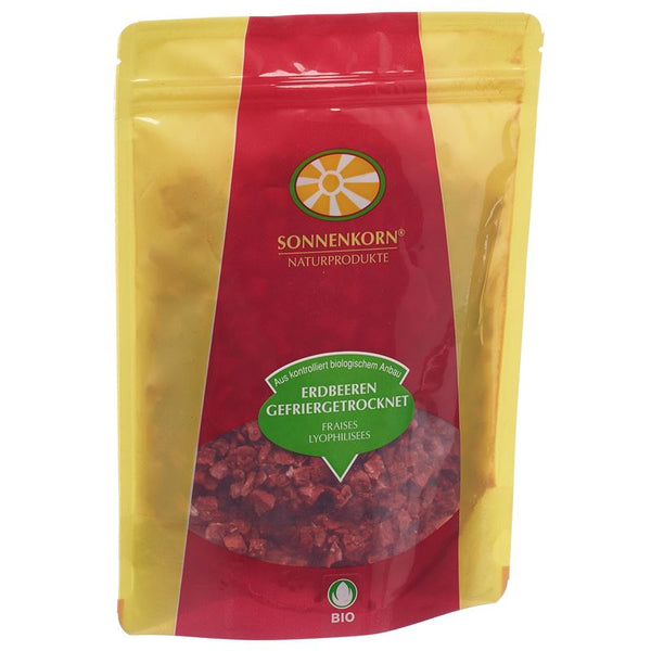 SONNENKORN Erdbeeren gefriergetrock Bio Knosp 40 g