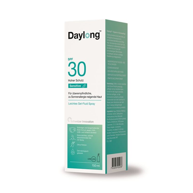 DAYLONG Sensitive Gel-Fluid Spray SPF30 150 ml