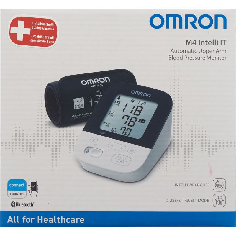 OMRON Blutdruck Oberarm M4 Intelli IT Gratisservic