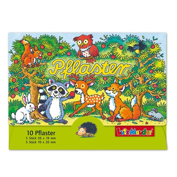 LUTZ MAUDER Kinderpflaster Waldtiere 10 Stk