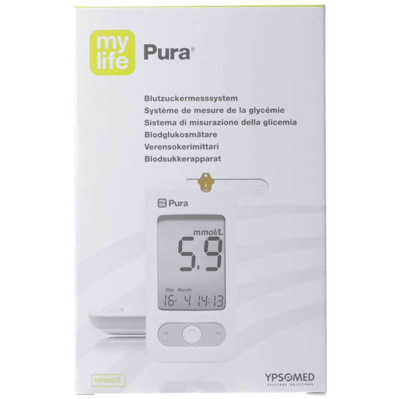 MYLIFE Pura Blutzuckermessgerät Kit mmol/L