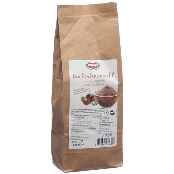 MORGA Kastanienmehl Bio glutenfrei 300 g