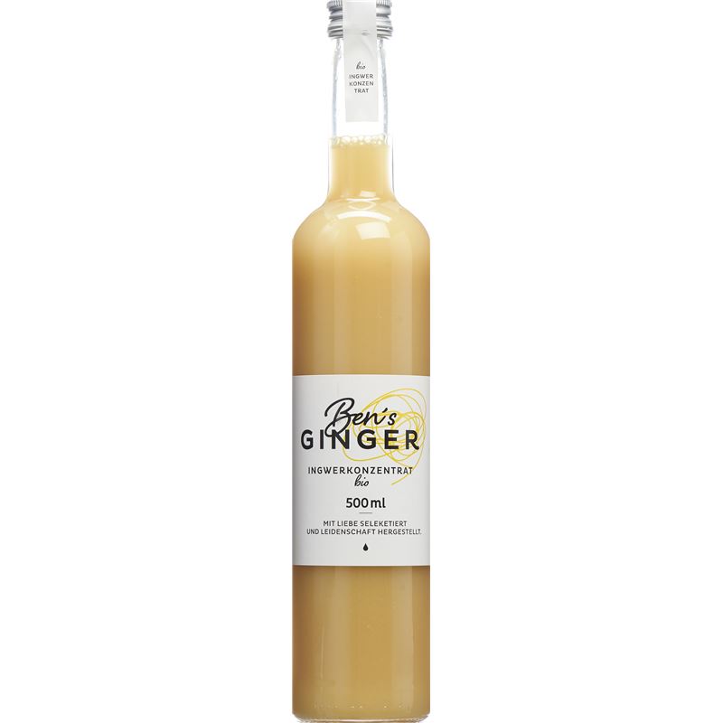 BEN'S GINGER Ingwerkonzentrat Bio Fl 500 ml