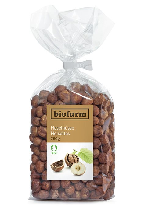 BIOFARM Haselnüsse Knospe Btl 750 g