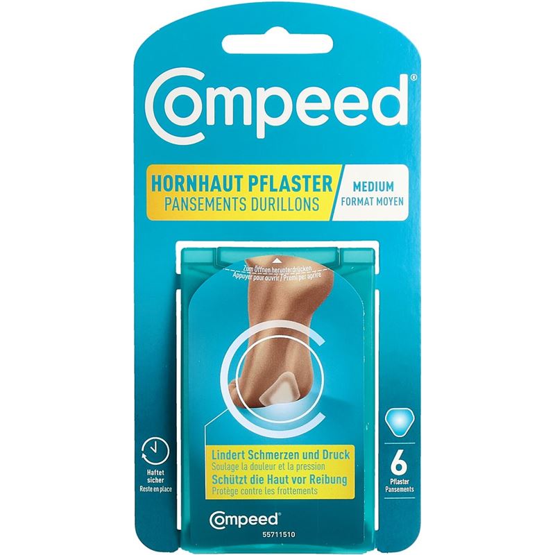 COMPEED Hornhaut Pflaster Medium 6 Stk