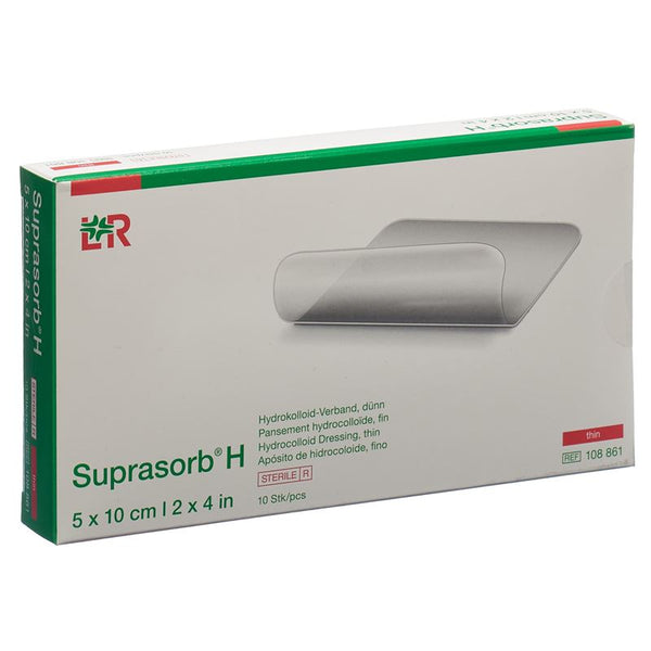 SUPRASORB H Dünn 5x10cm 10 Stk