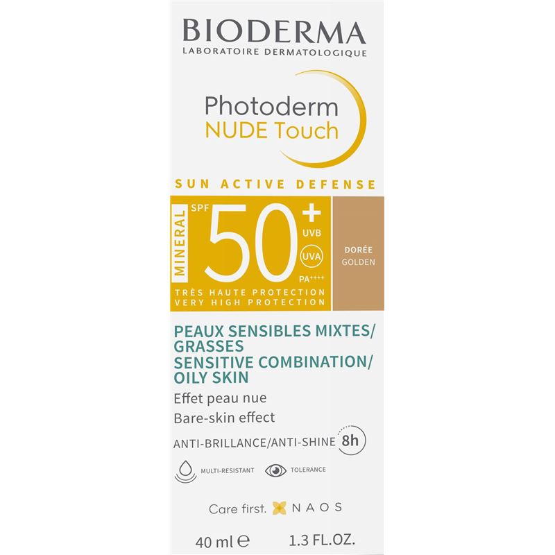 BIODERMA Photoderm Nude Mineral SPF50+ dorée 40 ml
