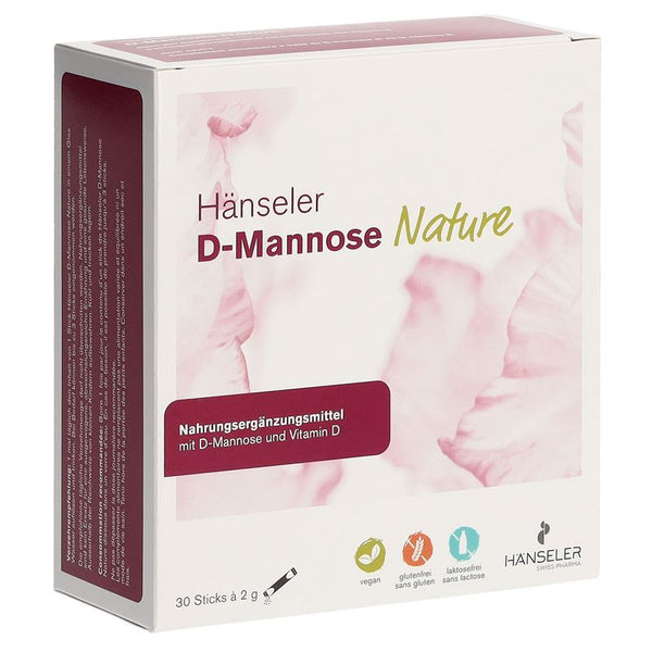 HÄNSELER D-Mannose Nature 30 Stick 2 g