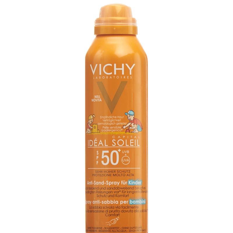 VICHY Ideal Soleil Anti-Sand Kinder LSF50+ 200 ml