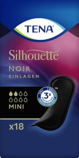TENA Silhouette Noir Mini Pad 18 Stk