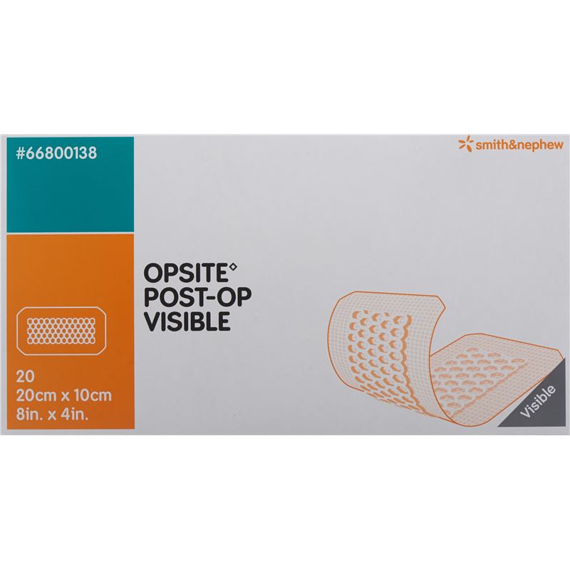 OPSITE POST OP VISIBLE Wundverb 20x10cm 20 Stk