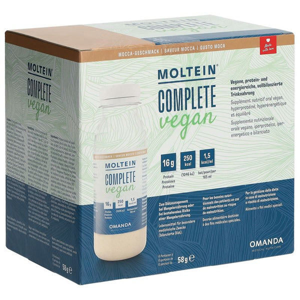 MOLTEIN Complete Vegan Mocca 6 Fl 58 g