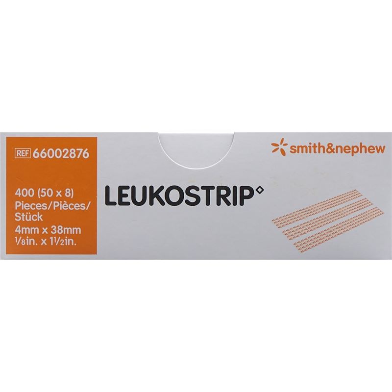 LEUKOSTRIP 4mmx38mm 8 Streifen 50 Stk