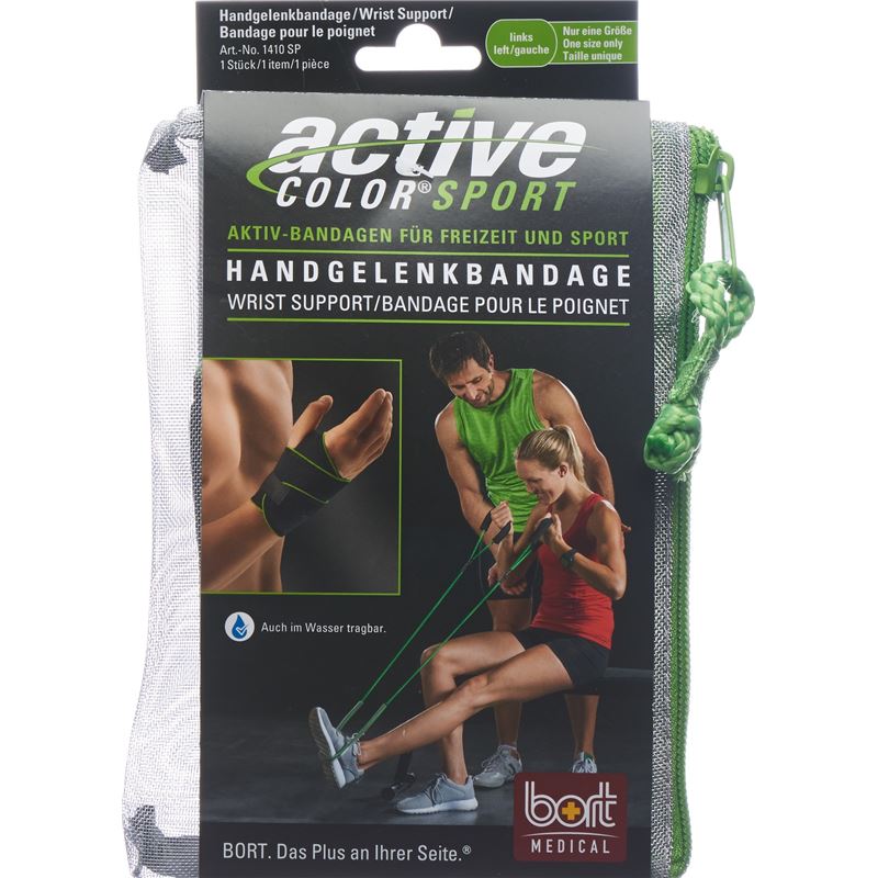 BORT ActiveColor Sport Handgelenk links schw/grün