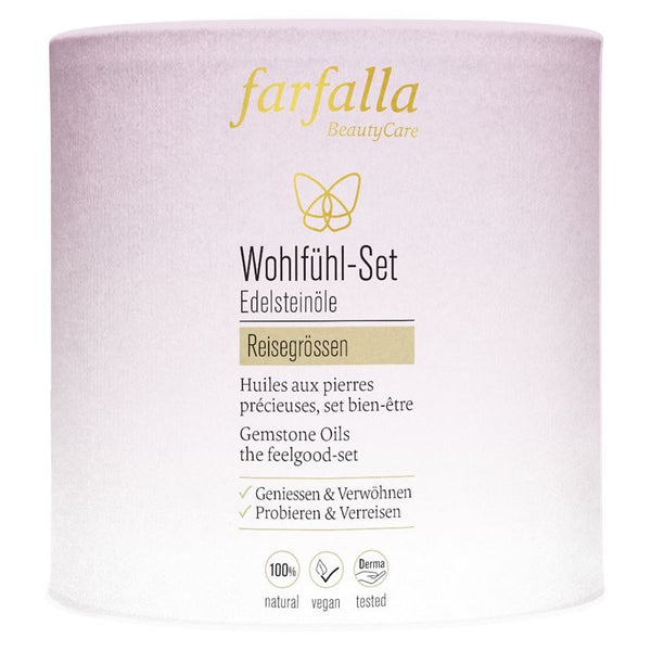 FARFALLA Edelsteinöle Wohlfühlset 7 x 10 ml
