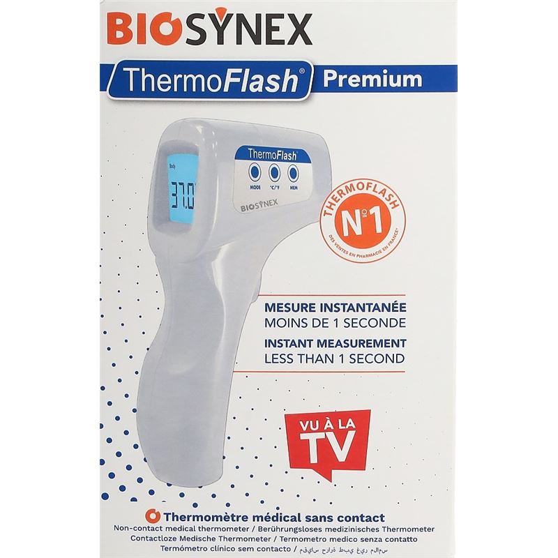 BIOSYNEX ThermoFlash Infrar-Thermometer kontaktlos