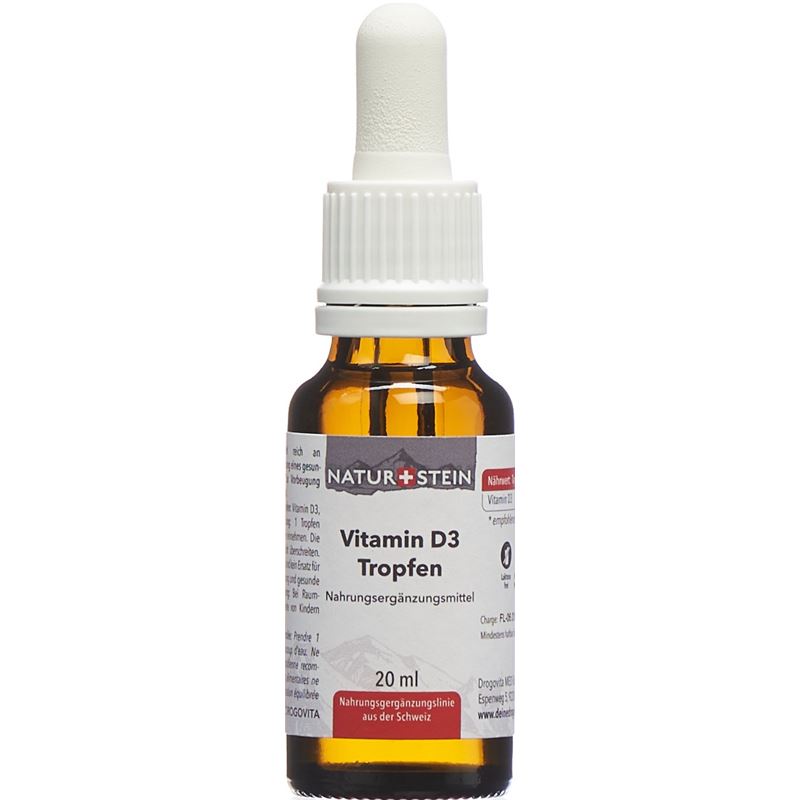 NATURSTEIN Vitamin D3 Tropfen Glasfl 20 ml