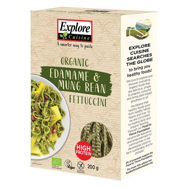 EXPLORE CUISINE Fettuccine Edamame&Mungo Bio 200 g