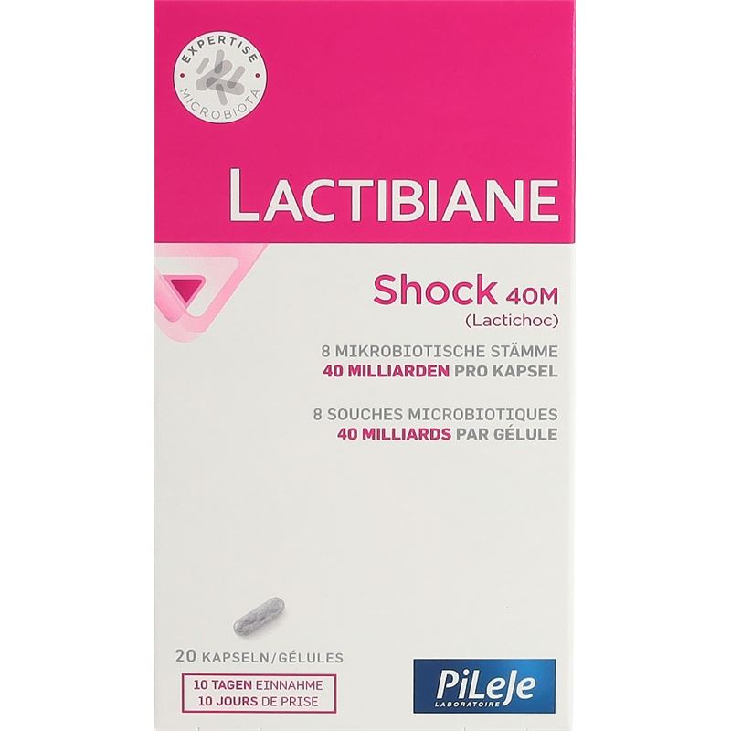 LACTIBIANE Shock 40M Kaps 20 Stk