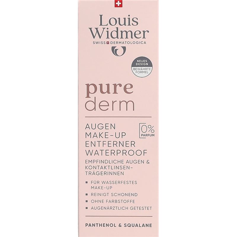 WIDMER Purederm Augen Make-up Entf Waterpr 100 ml