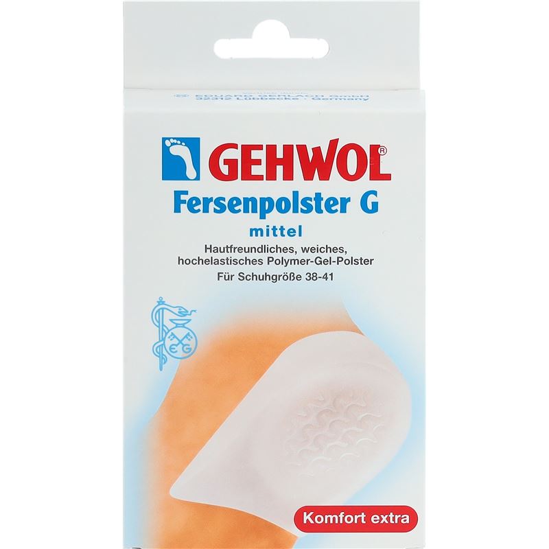 GEHWOL Fersenpolster G mit Gelwellen mittel 1 Paar