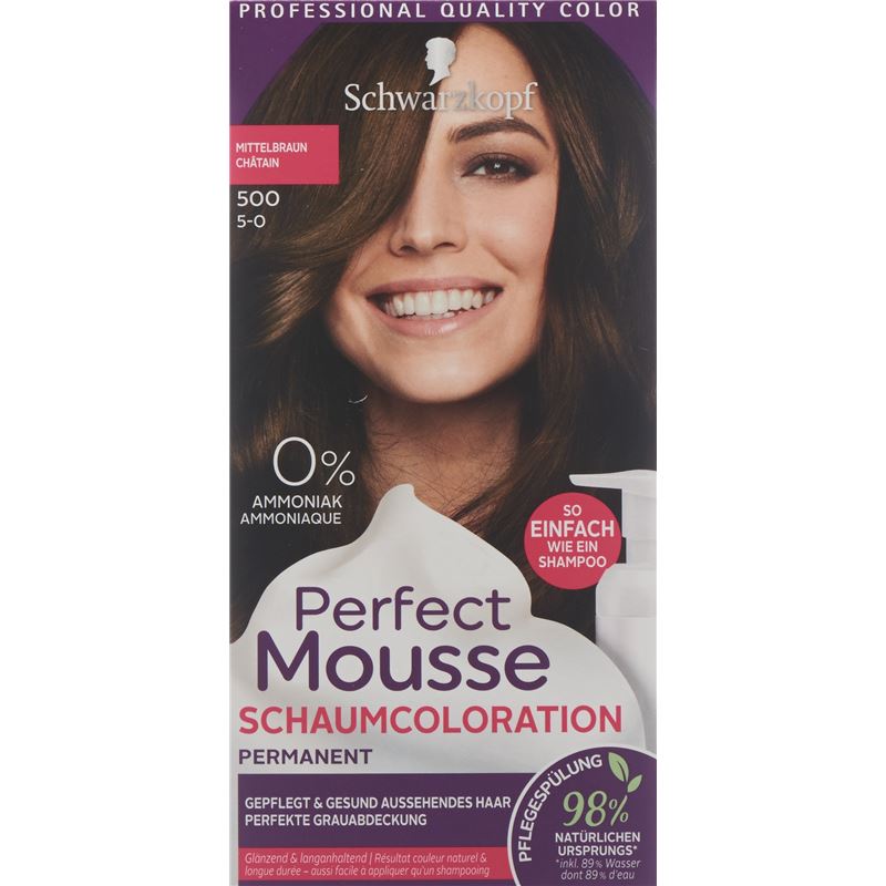 PERFECT MOUSSE 500 mittelbraun