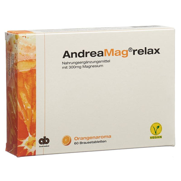 ANDREAMAG relax Brausetabl Orangenaroma 60 Stk