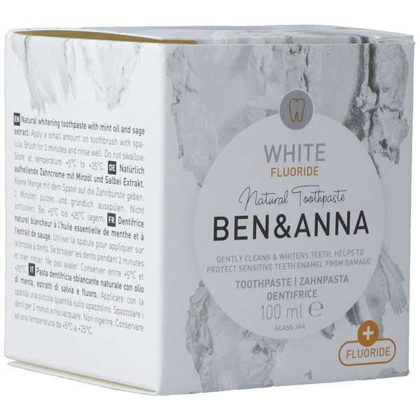 BEN&ANNA Toothpaste White Fluorid 100 ml