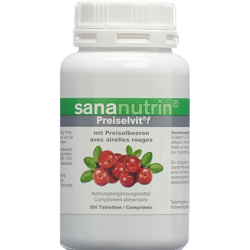 SANANUTRIN Preiselvit f Tabl Ds 300 Stk