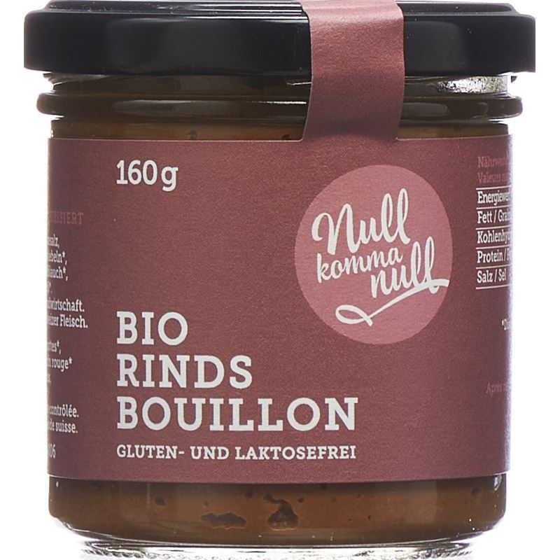 NULLKOMMANULL Rindsbouillon Glas 160 g
