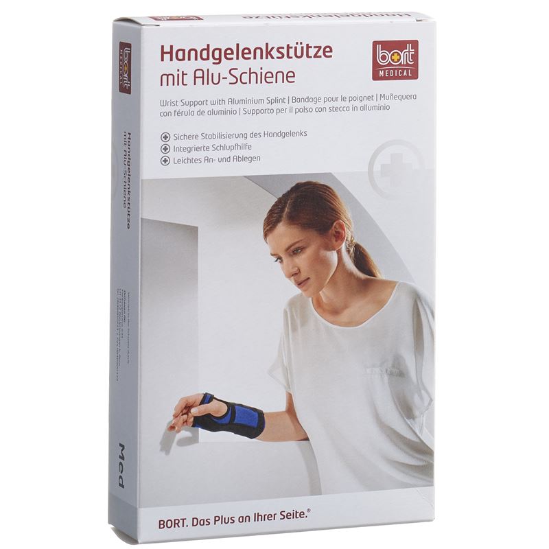 BORT Handgelenkstütze Schiene rech XL -23cm beige