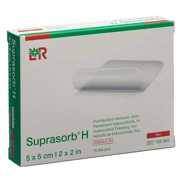 SUPRASORB H Dünn 5x5cm 10 Stk
