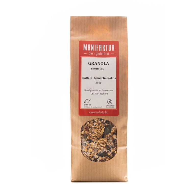 MANIFAKTUR Granola Datteln Mandeln&Kokos Bio 350 g