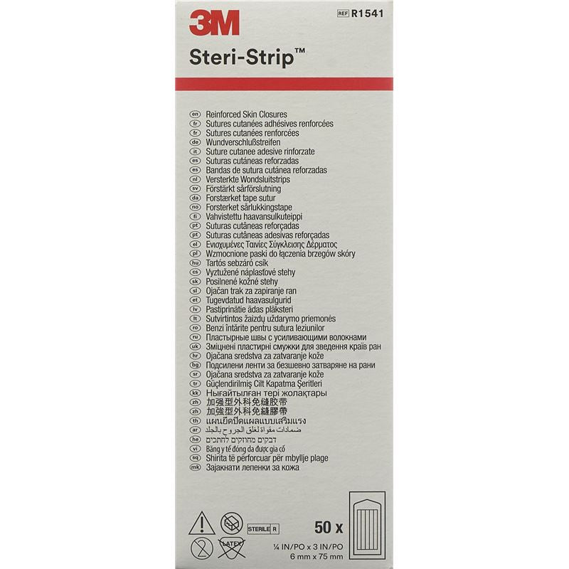 3M STERI STRIP 6x75mm weiss verstär (n) 50 x 3 Stk