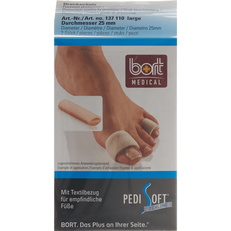 BORT PEDISOFT Texline Druckschutz L 1 Paar