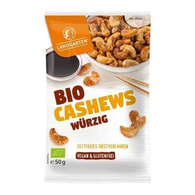 LANDGARTEN Cashews würzig Bio glutenfr veg 50 g