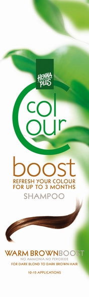 HENNA PLUS Colour Boost Shampoo warm brown 200 ml