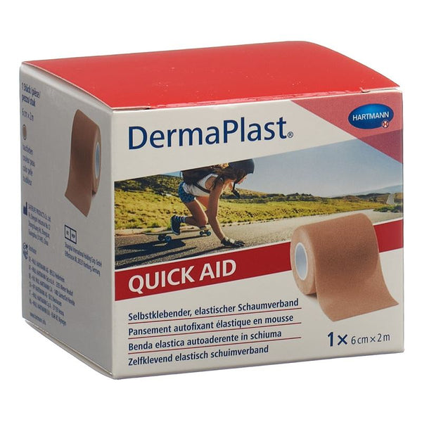 DERMAPLAST QuickAid 6cmx2m hautfarbig